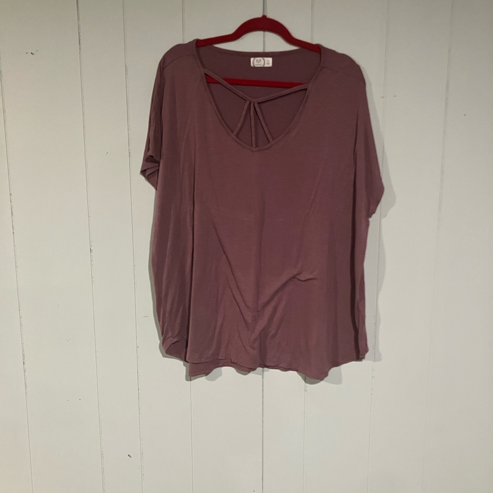 Maurices Mauve Short Sleeve Top
